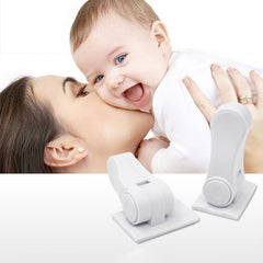 Baby door handle safety lock