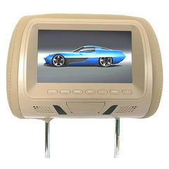 Universal 7 Inch Car Headrest MP5 Monitor, USB SD FM Player