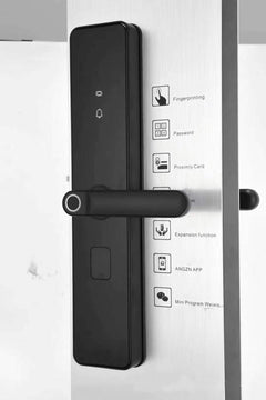 Unlock Fingerprint Lock, Smart Door Lock, Semi-automatic Fingerprint Lock,