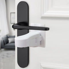 Baby door handle safety lock