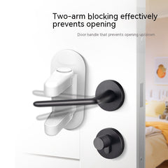 Punch-free Door Handle Safety Lock Baby Children Anti-open Door Lock